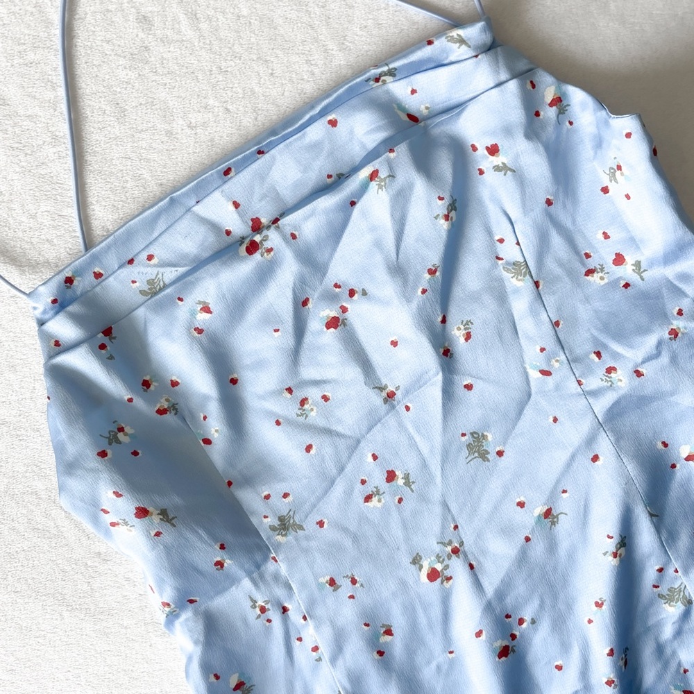 REVOLVE Tiger Mist Blue Floral Dress - Picture 8 of 13